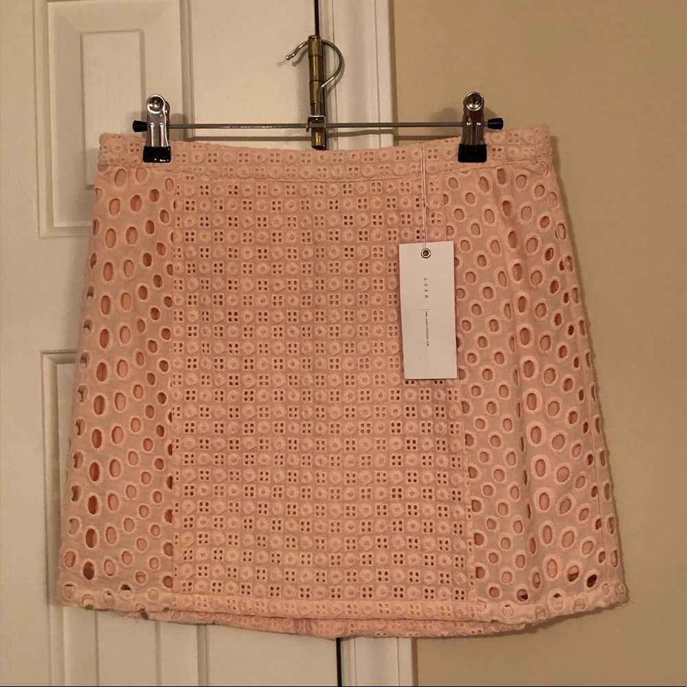NWT LUSH light pink skirt M